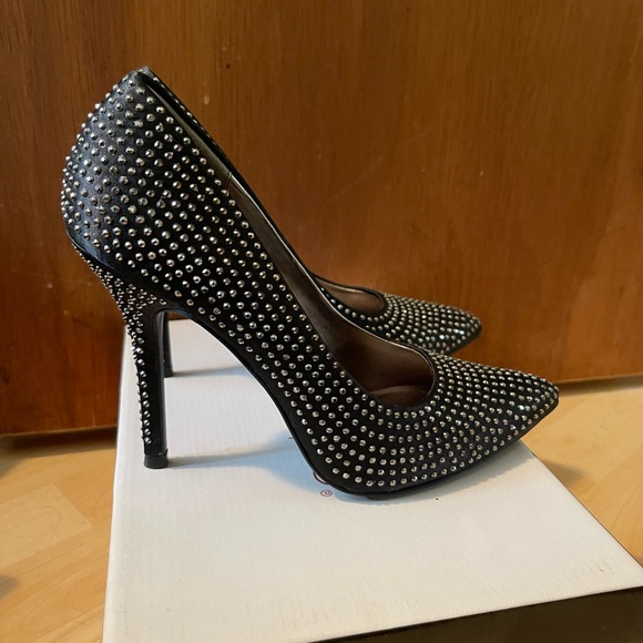 Black pointy toe Maripe heels - Picture 2 of 5